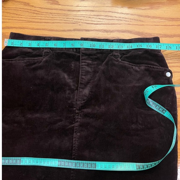 American Living Corduroy Skirt Brown Mini Size 12 Womenswear - Picture 4 of 6